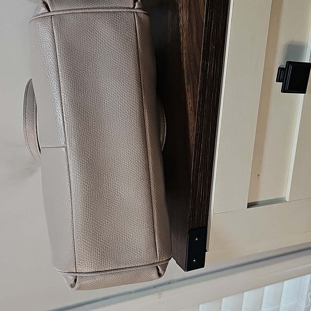 Coach Beige Leather Minetta Satchel - Picture 5 of 10